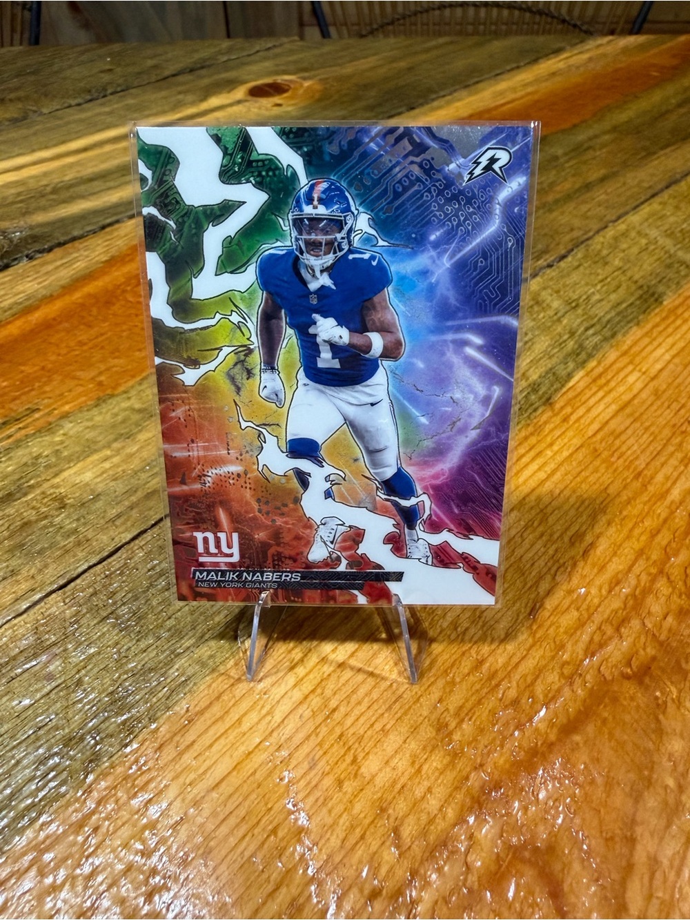 Topps Circuit Breakers Insert CB-7 Malik Nabers New York Giants NFL Card
